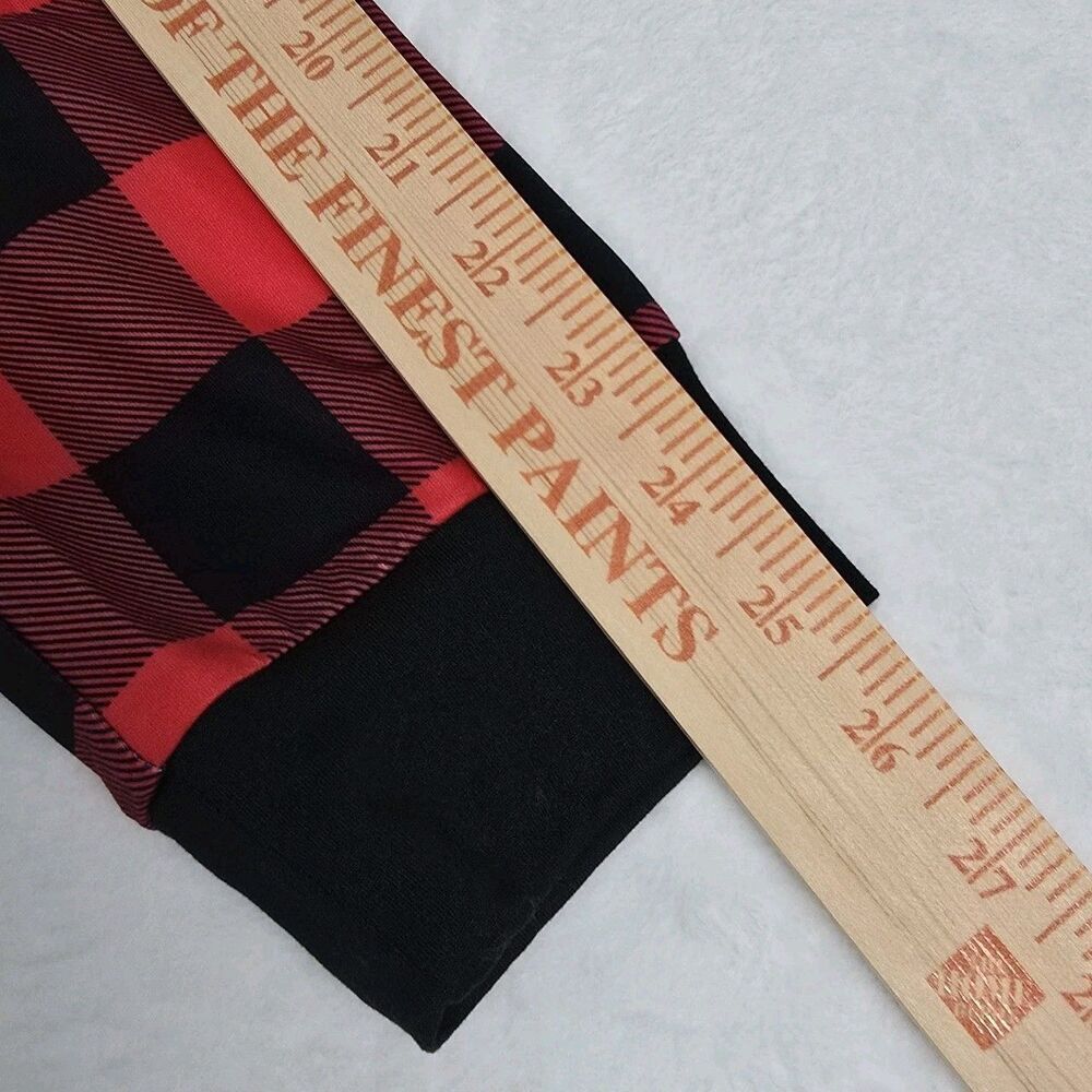 Christmas Pajamas Women Large Holiday Pajama 2 Piece Set Buffalo Plaid Comfy - Picture 12 of 12